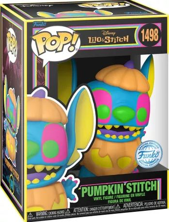 Funko Pop! Disney - Lilo & Stitch - Blacklight Pumpkin Stitch