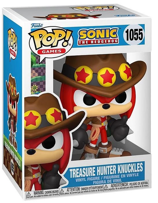 Funko Pop Treasure Hunter Knuckles 1055 Sonic the Hedgehog