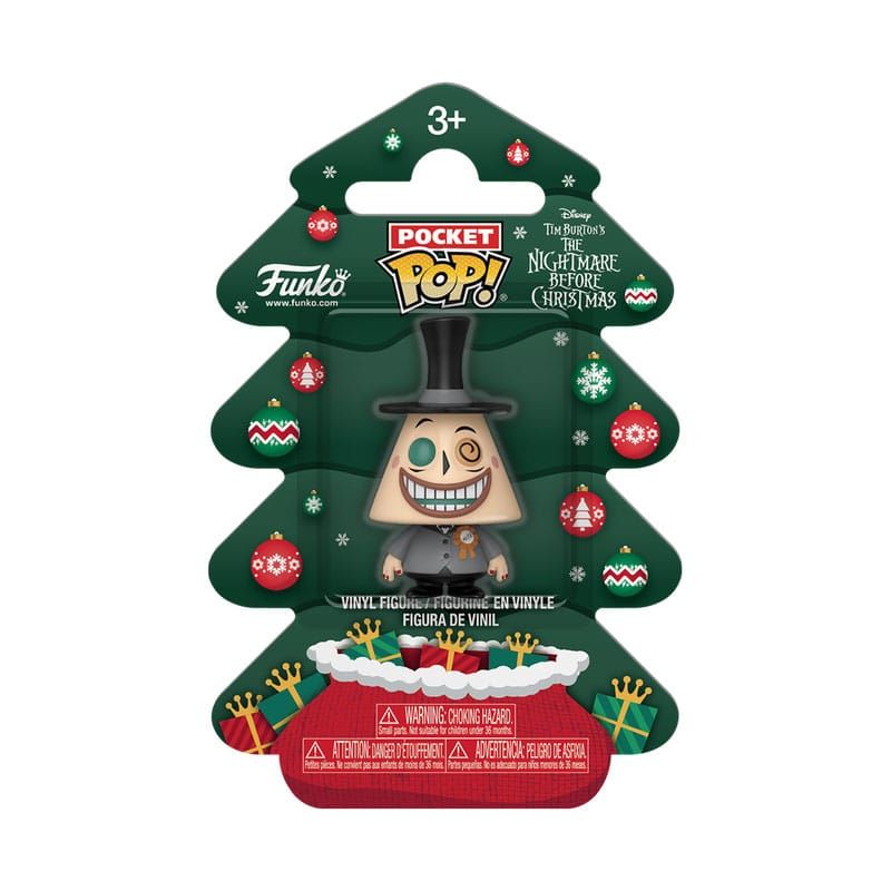 L\'Étrange Noël de monsieur Jack Holiday 2025 porte-clés Pocket POP! Vinyl Mayor Tree Holiday Box 4 cm