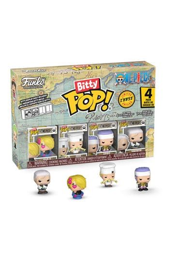 One Piece pack 4 figurines Bitty POP! Vinyl Sanji 2,5 cm