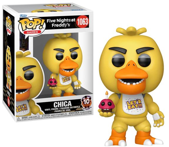 Funko Pop! Games- Five Nights at Freddy\'s - 10th Anniversary - Chica