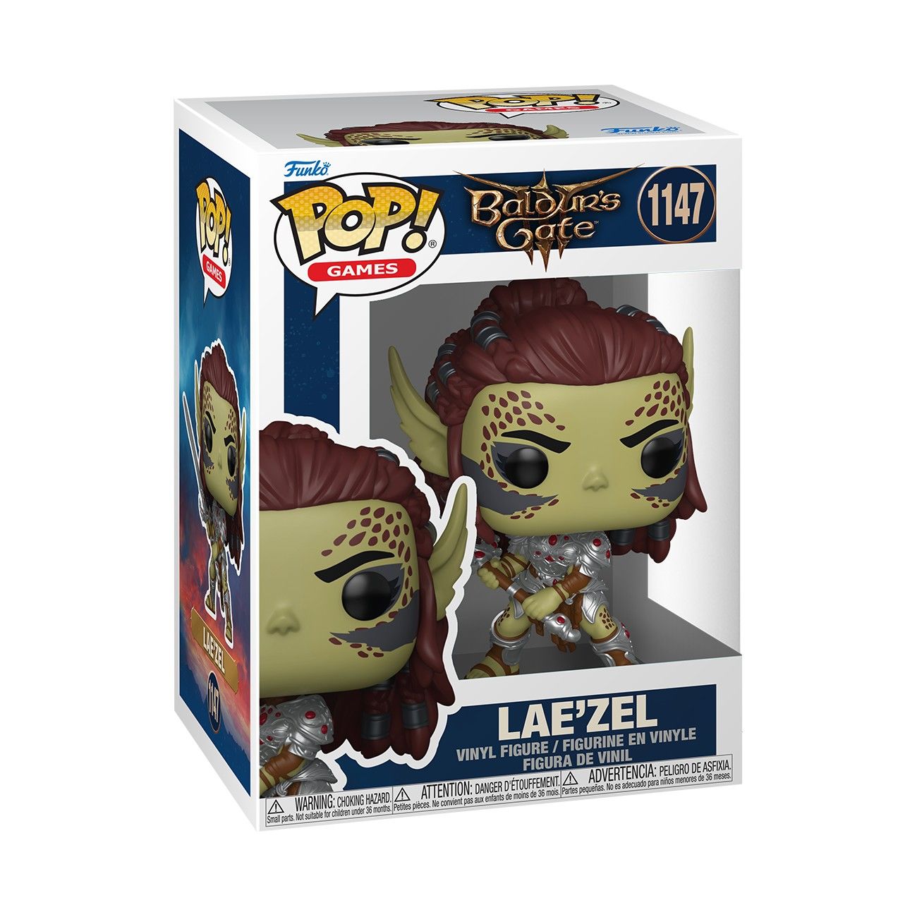 Funko POP! Games Baldur\'s Gate 3 Lae\'zel avec épée - 9 cm