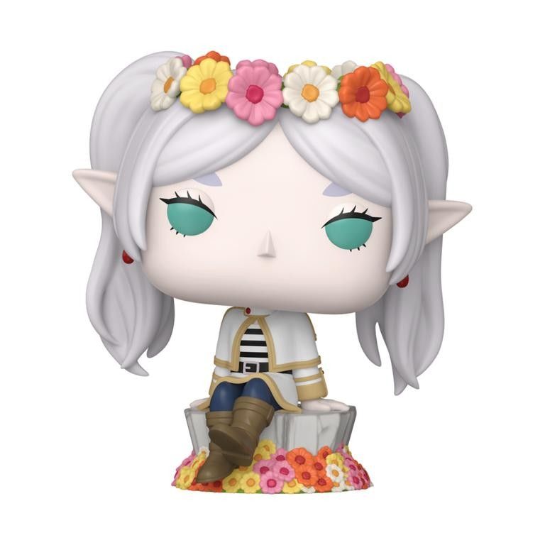 Funko POP Plus: Frieren: Beyond Journeys Frieren in a Flower Crown 3.7-in Vinyl Figure GameStop Exclusive