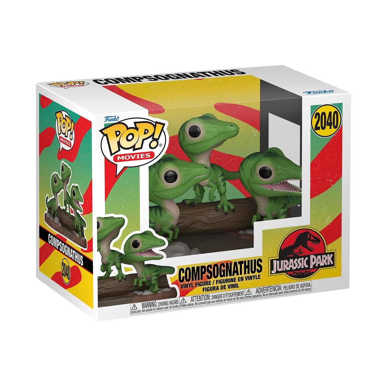 Funko POP! Jurassic Park Compsognathus Figurine Vinyle Premium - 9 cm