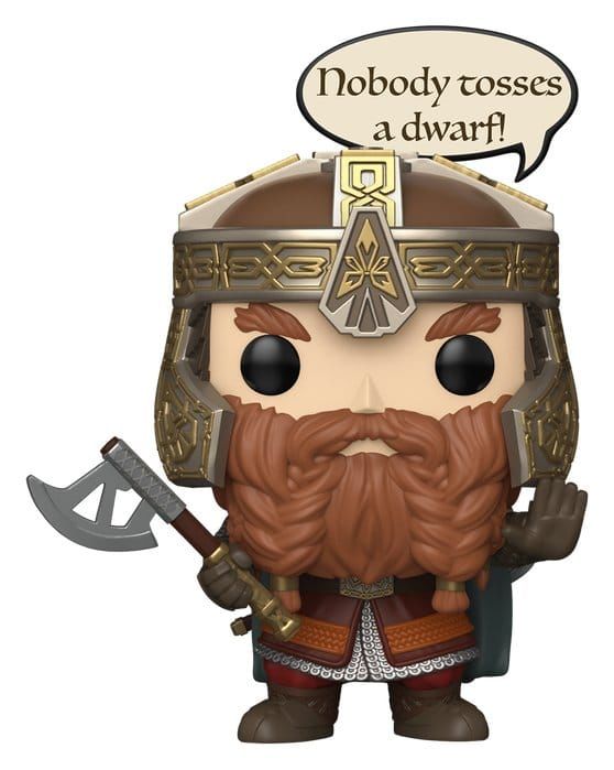Le Seigneur des Anneaux POP! Figurine Vinyle Gimli 9 cm