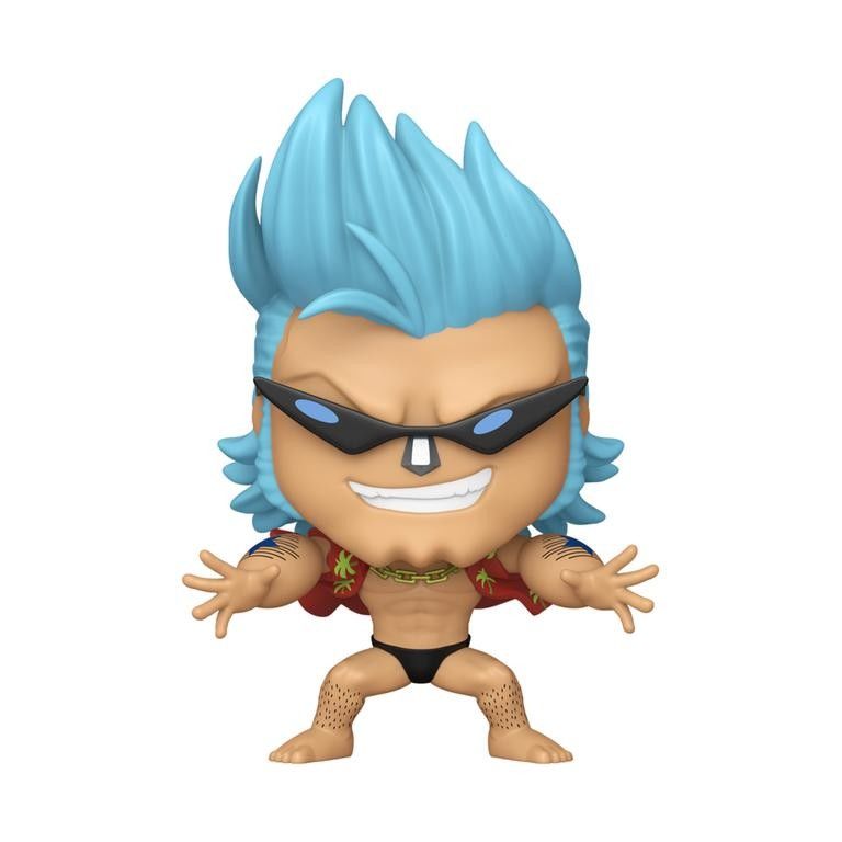 Funko Pop! Animation One Piece Franky Refresh Figurine Vinyle #2232 - 9 cm