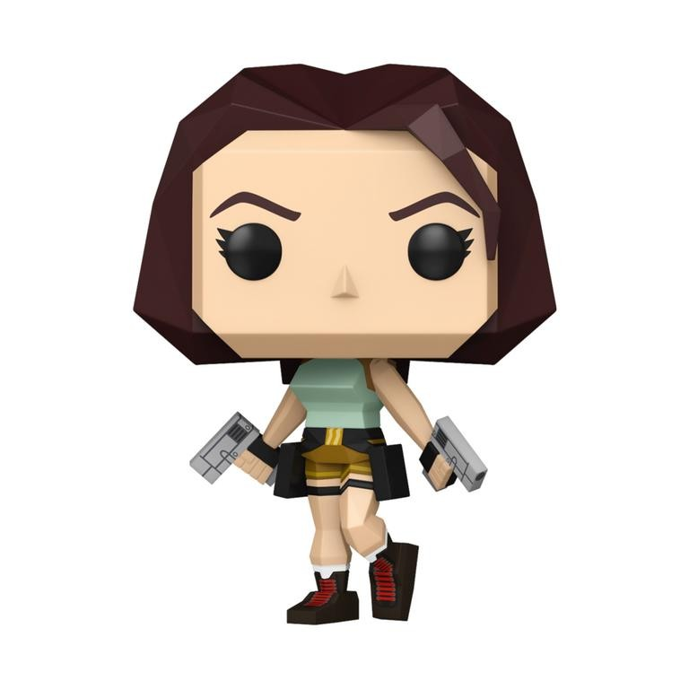 Figurine Vinyle POP! Tomb Raider Lara Croft (Polygon) 9 cm