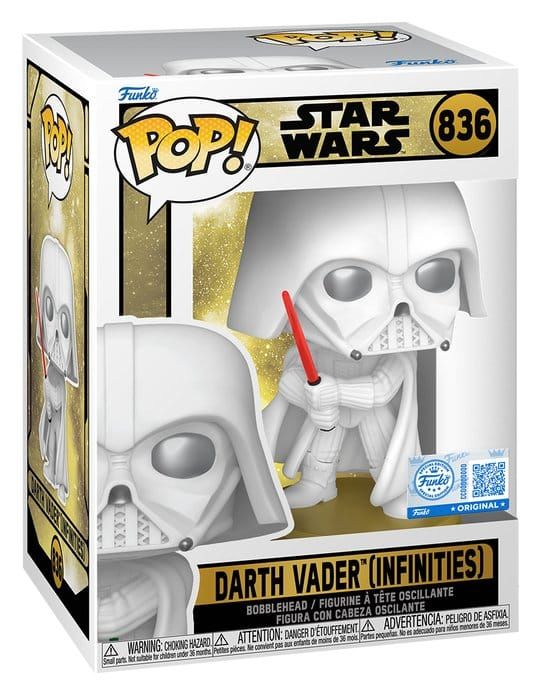 Funko POP! Star Wars Legends Dark Vador Blanc Figurine Vinyle - 9 cm