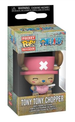 ONE PIECE - Pocket Pop Keychains - Chopper avec barbe à papa