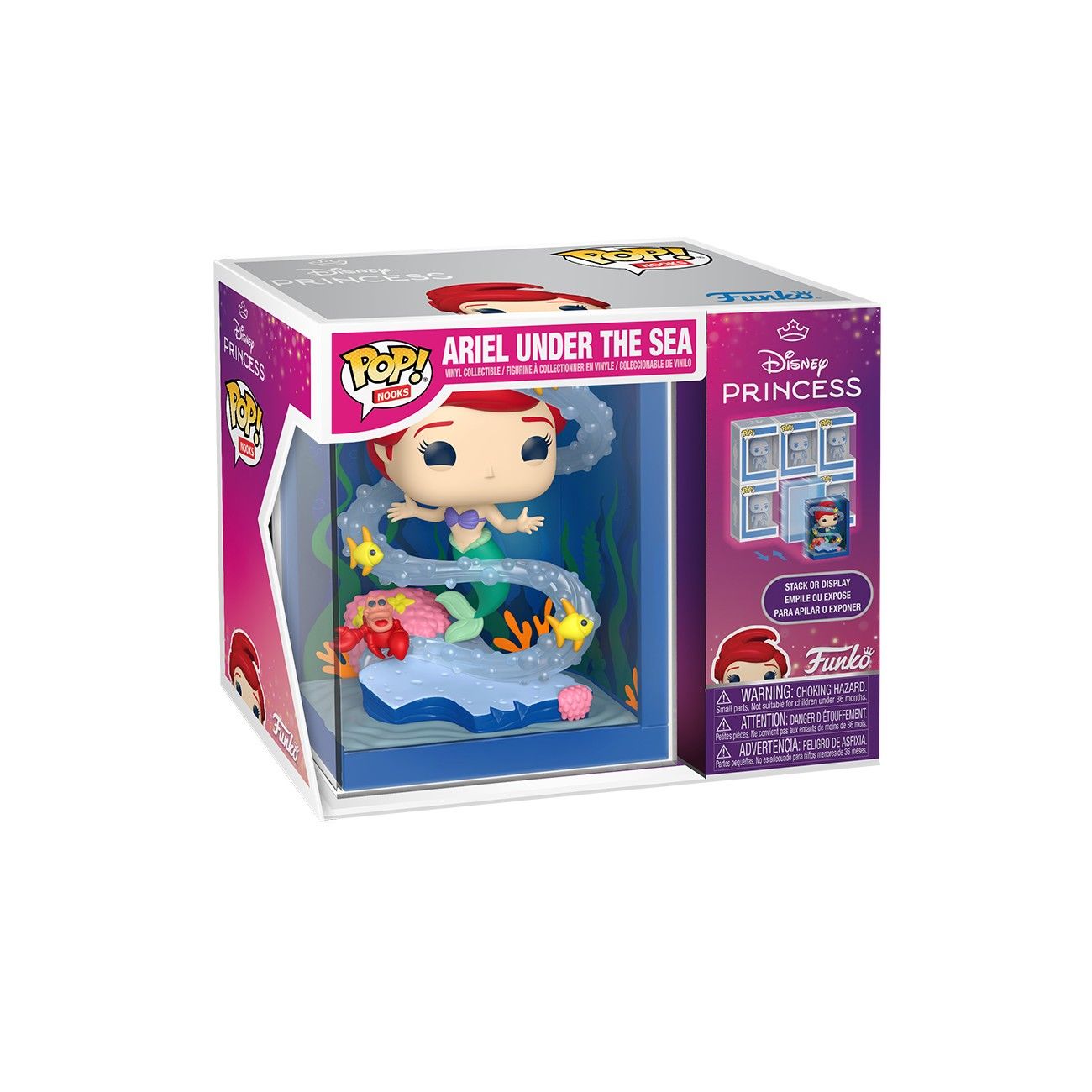 Funko POP! Nooks Disney La Reine des Neiges Ariel Sous la Mer Diorama - 16 cm