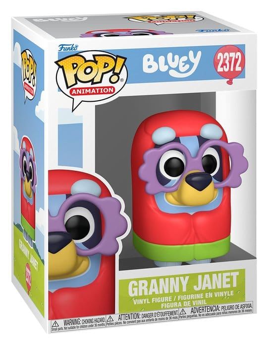Funko POP! Animation Bluey Grand-mère Janet Figurine Vinyle - 9 cm