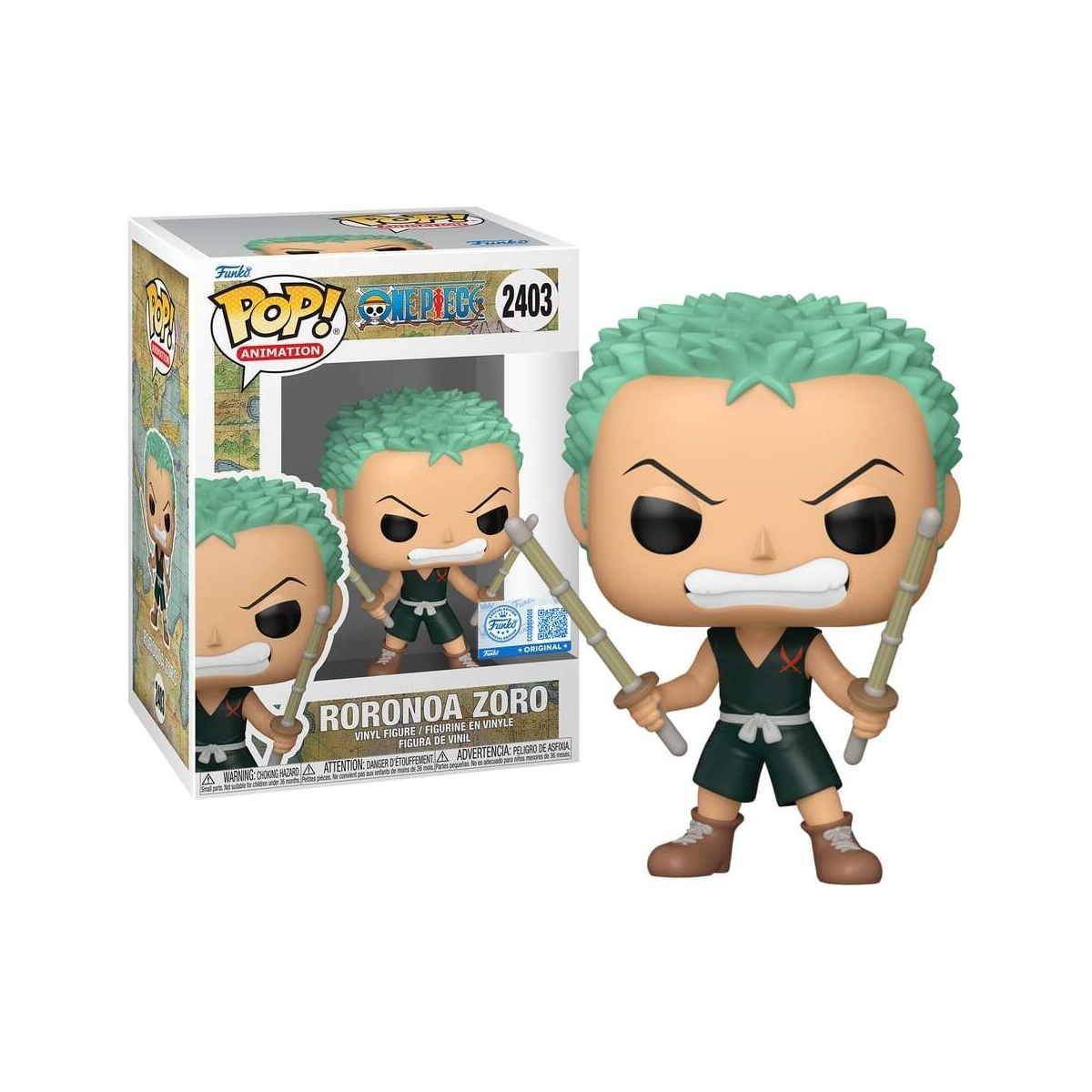 One Piece - Roronoa Zoro (Jeune) Pop! Vinyl