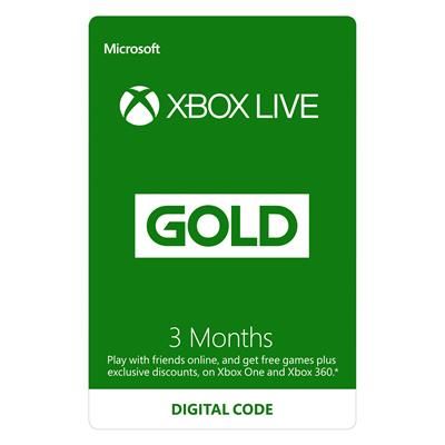 Xbox Live Gold 3 Months Subscription