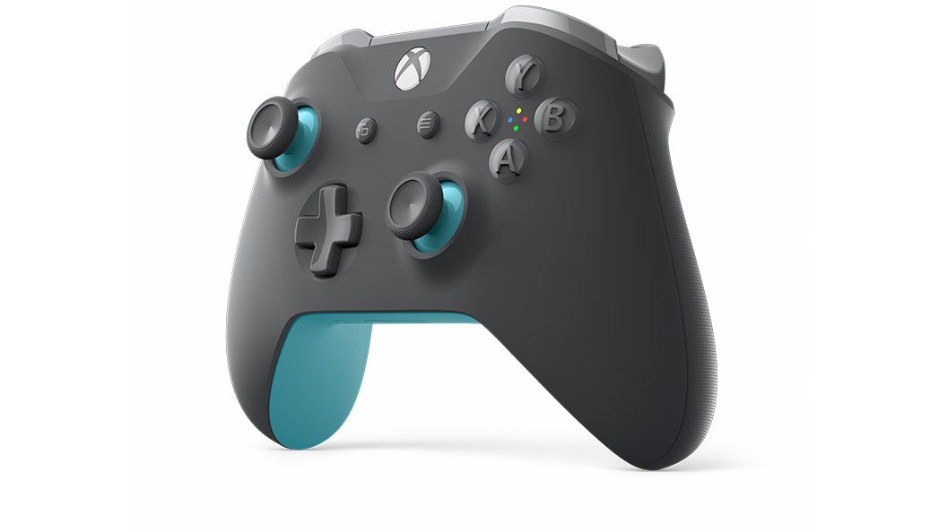 Xbox One Wireless Bluetooth Controller Grey & Blue