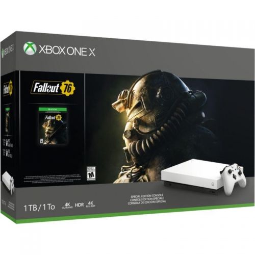Xbox One X White + Fallout 76