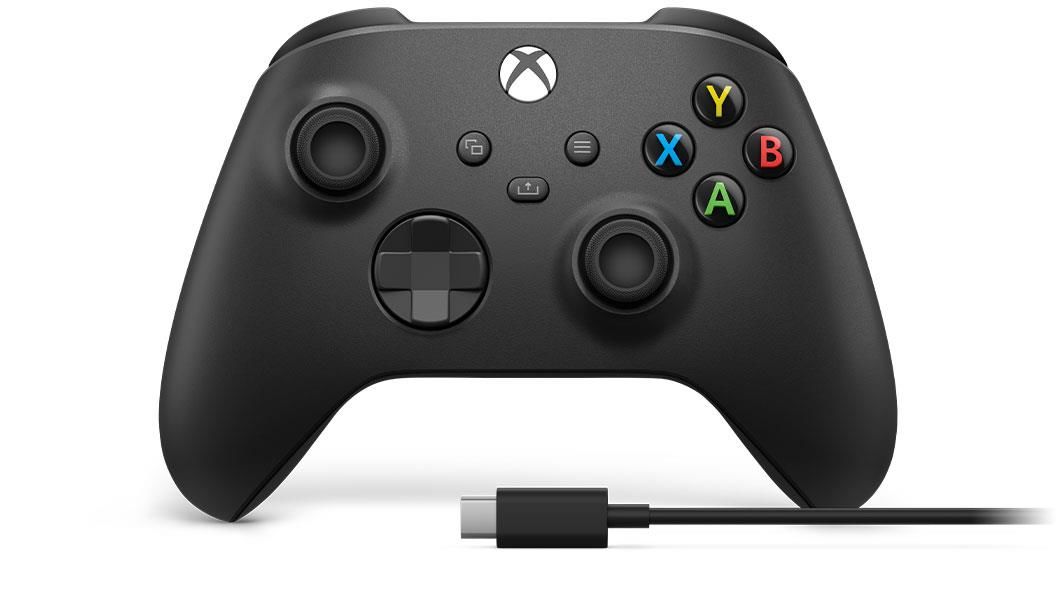 Xbox Wireless Controller Carbon Black + USB-C Cable