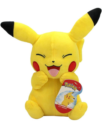 Pokémon - Peluche Pikachu Qui Rigole 15cm ENG Merchandising