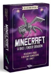 MINECRAFT - A bas l'Ender Dragon - Le jeu de cartes