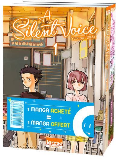 A Silent Voice - Pack découverte Tome 1 et 2