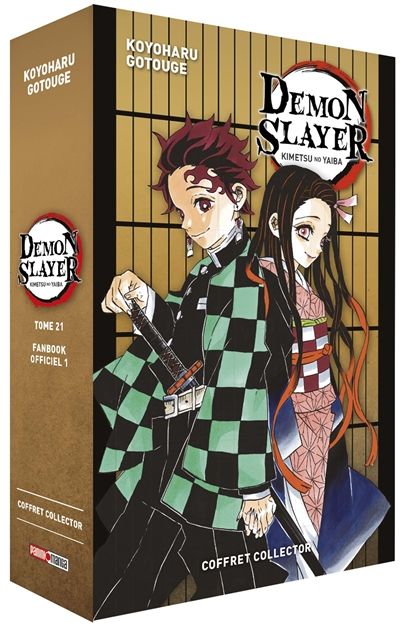 Demon Slayer : Kimetsu No Yaiba : Coffret Collector Tome 21 + Fanbook Officiel 1 de Koyoharu Gotouge Broché | Indigo Chapters