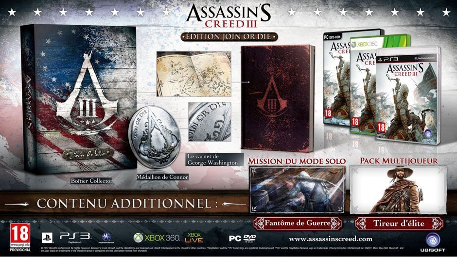 Assassin\'s Creed 3 Join or Die Edition