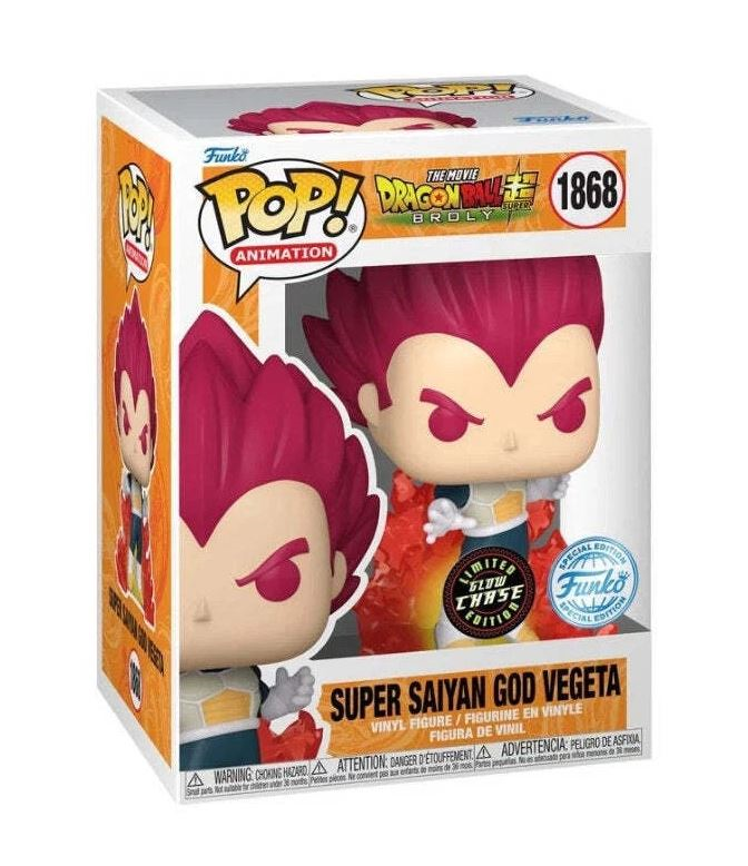 Funko Pop! Animation : Dragon Ball Super Broly - Super Saiyan God Vegeta (chase)
