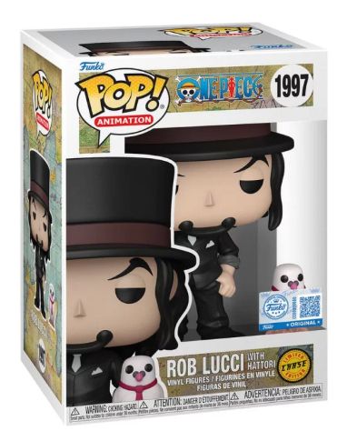 One Piece POP! Animation Rob Lucci with Hattori Exclusive CHASE