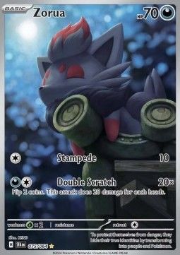 Zorua 075 Ecarlate et Violet Aventures Ensemble EV09