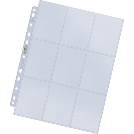 Ultra Pro - Feuille de 9 Cases Platinum a l\'unité