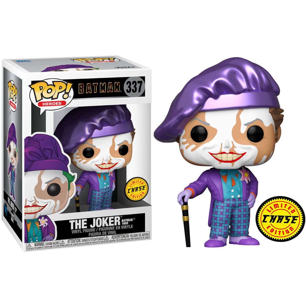 Funko Pop! Heroes Batman 1989 Joker with Hat with Chase