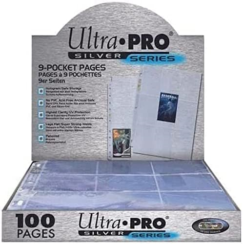 Ultra Pro - Feuilles de 9 Cases - Silver Series