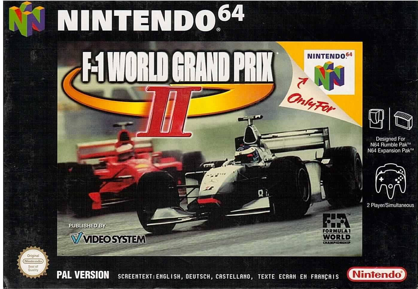 F1 World Grand Prix 2 N64