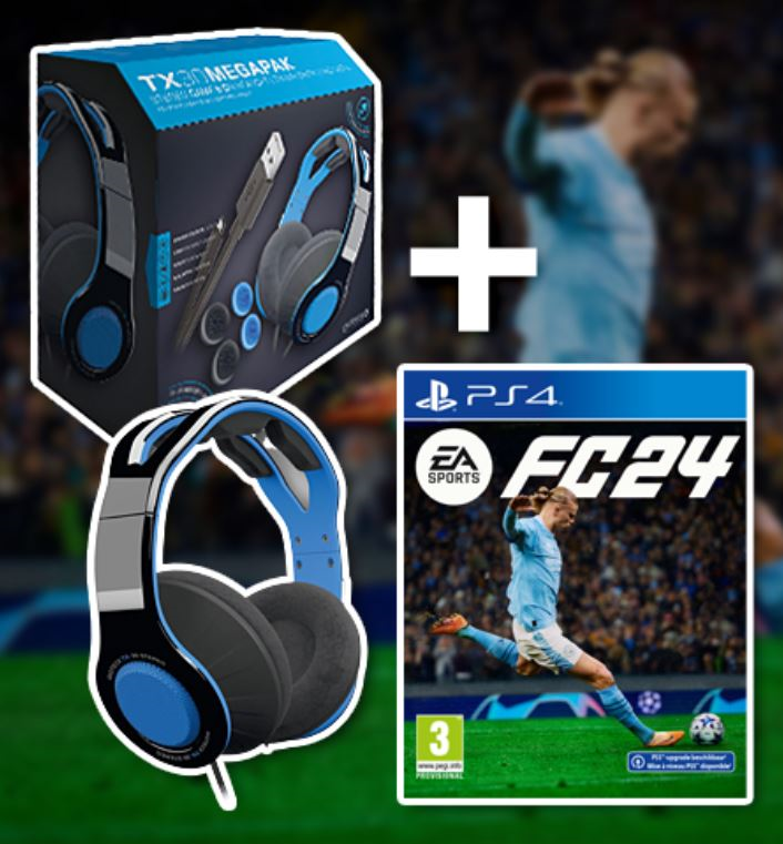 BUNDLE EA FC 24 + casque PS4