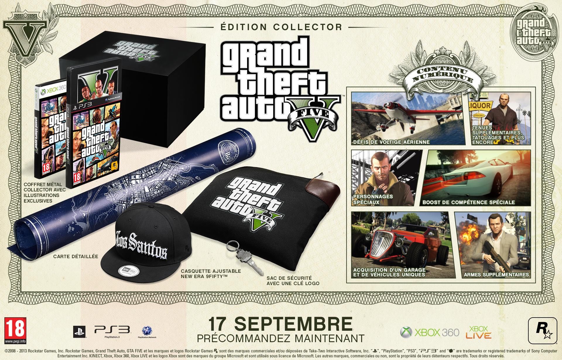 GTA 5 (Grand Theft Auto V) Collector Edition