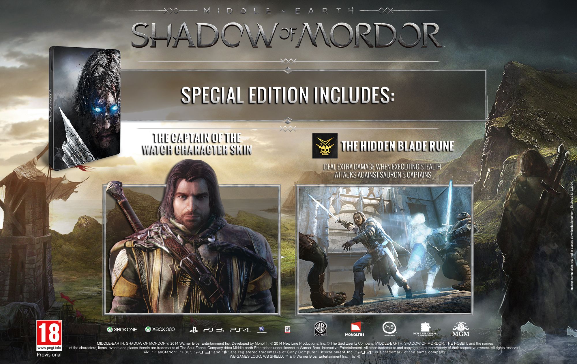 La Terre du Milieu : L'Ombre du Mordor Special Edition