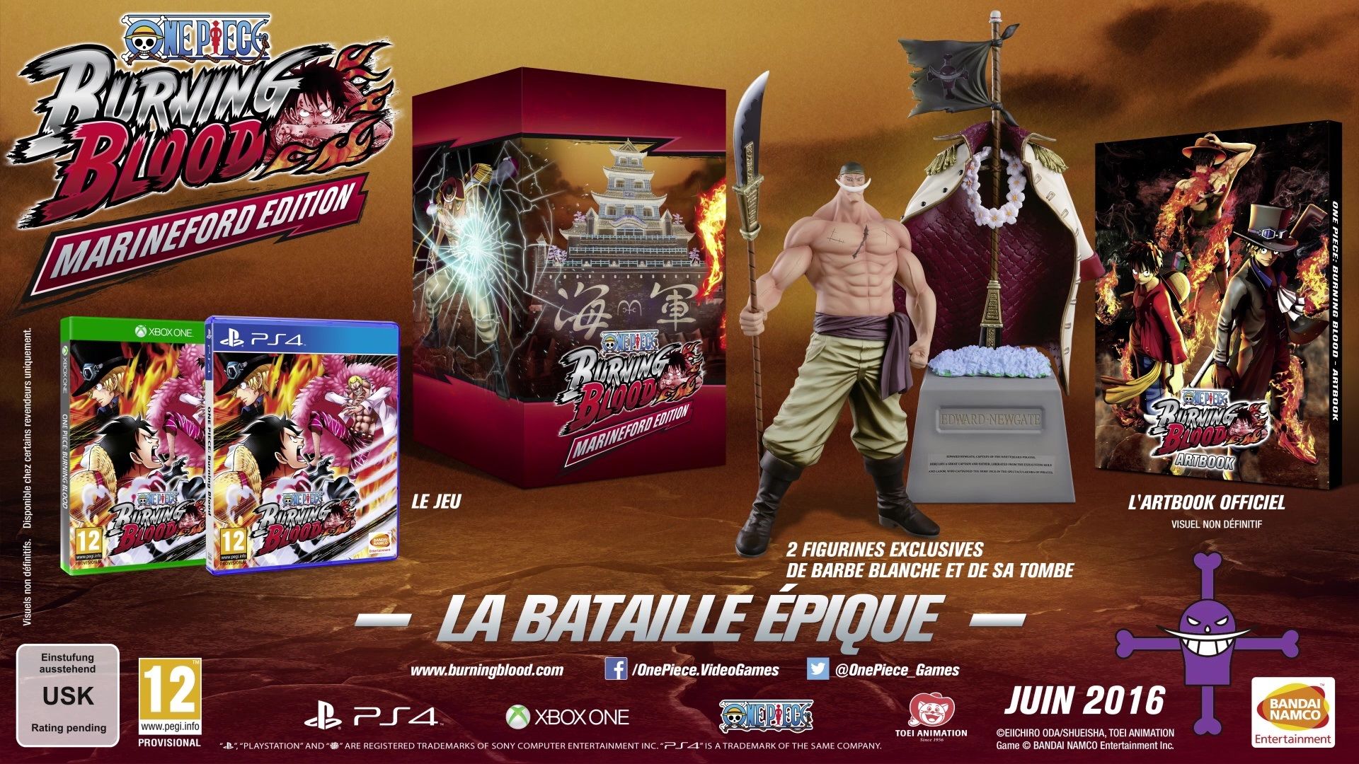One Piece Burning Blood Marineford Edition