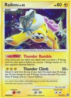 Raikou 016 Diamant et perle Merveilles Secrètes DP03