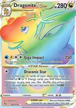 Dracolosse 081 Epée et Bouclier Pokemon Go EB105