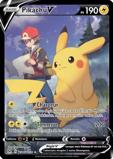 Pikachu V - LOR TG16 - Épée et Bouclier - Origine Perdue - EB11
