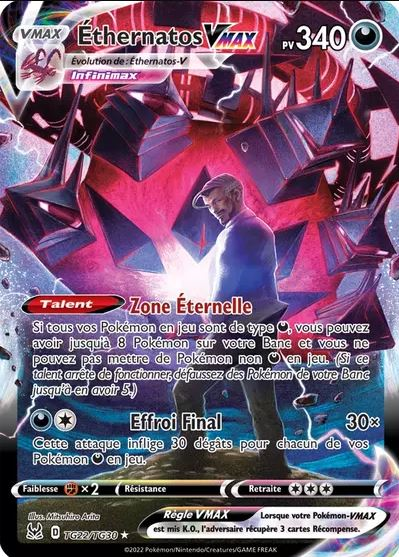 Ethernatos Vmax - Lor TG22 - numcarte Épée et Bouclier - Origine Perdue - EB11