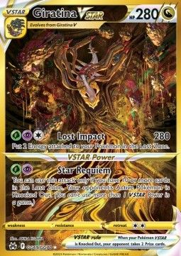 Giratina Vstar GG69 Epée et Bouclier Zenith Supreme EB125