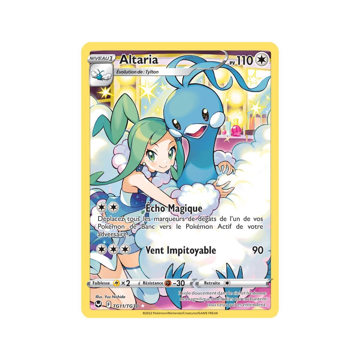 Altaria  TG11 épée et Bouclier Tempête Argentée EB12