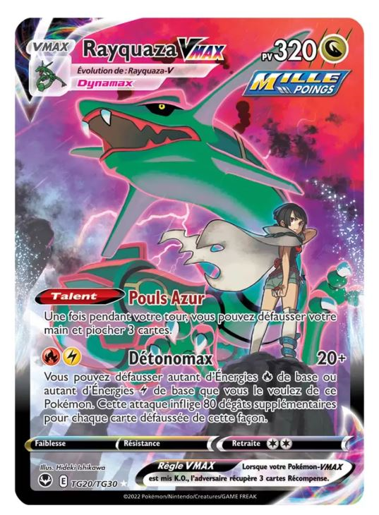 Rayquaza Vmax Epée & Bouclier - Tempête Argentée EB12 - TG20
