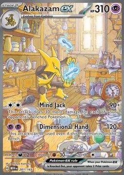 Alakazam Ex 201 Ecarlate & Violet 151