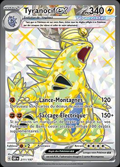 Tyranocif EX 211/197 - EB03 Flammes Obsidiennes