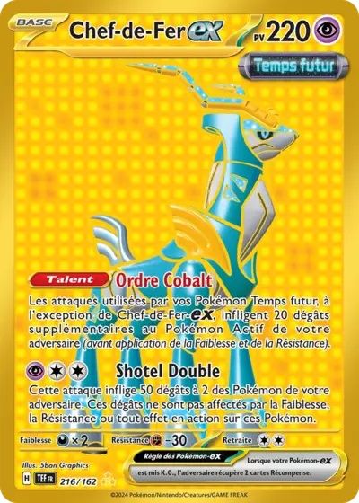 Chef-de-Fer Ex 216 Ecarlate & Violet Forces Temporelles