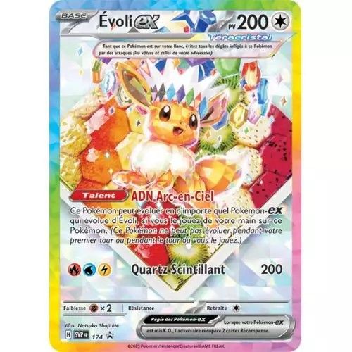 Evoli Ex Promo 174 Ecarlate & Violet Evolution Prismatique