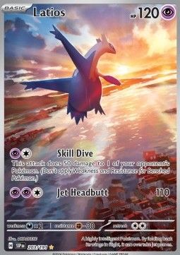 Latios 203/191 Ecarlate et Violet Etincelle Deferlante EV08