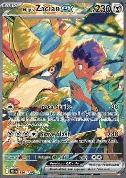 Zacian Ex de Nabil 186 Ecarlate et Violet Aventures Ensembles