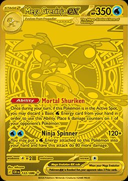 méga-Amphinobi 122 Mega-Evolution Chaos Ascendant ME04